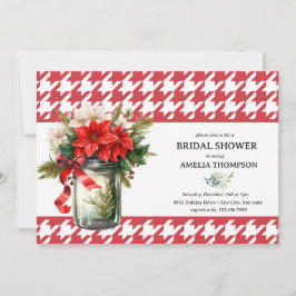 Weihnachtsfloral | Weihnachts-Brautparty Einladung