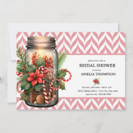 Weihnachtsfloral | Weihnachts-Brautparty Einladung