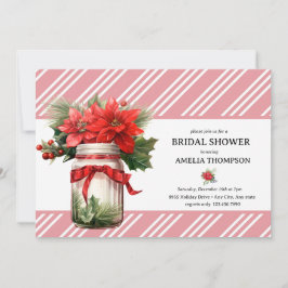 Weihnachtsfloral | Weihnachts-Brautparty Einladung