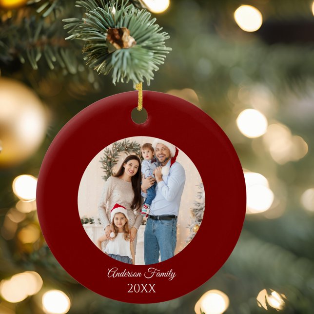 Weihnachtsflugzeug Snowflake Foto Moderne Luftfahr Keramik Ornament (Von Creator hochgeladen)