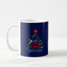 Weihnachtsfoliage-Blätter Kaffeetasse