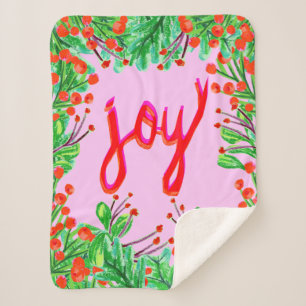 Weihnachtsfoliage - Freude Sherpadecke