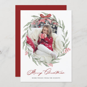 Weihnachtsfolien-Foto Feiertagskarte