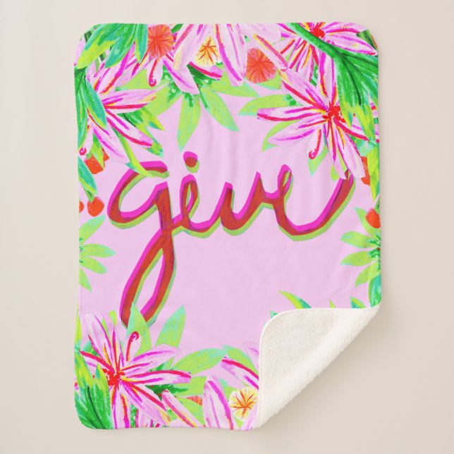 Weihnachtsfolien - geben sherpadecke (Vorderseite)