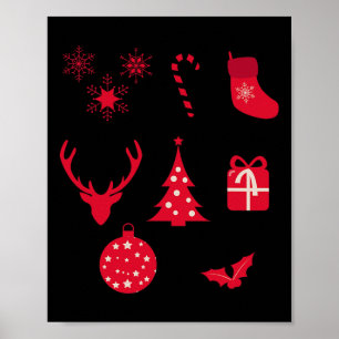 Weihnachtsformen poster