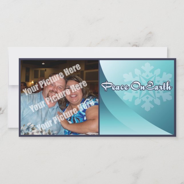 WeihnachtsFoto Card005 Feiertagskarte (Vorderseite)