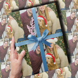 Weihnachtsfoto Familie Geschenkpapier