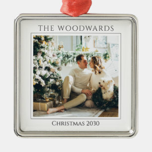 Weihnachtsfoto für Paare Ornament Aus Metall