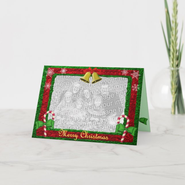 WeihnachtsFoto-Karte Feiertagskarte (Vorderseite)