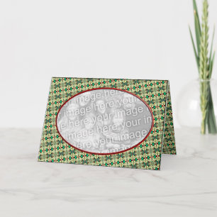 WeihnachtsFoto-Rahmen Feiertagskarte