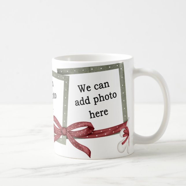 WeihnachtsFoto-Rahmen Tasse (Rechts)