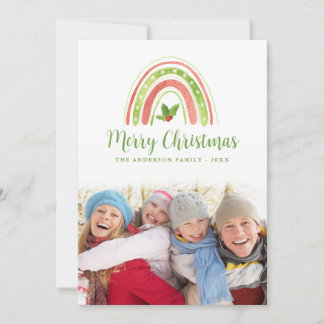 Weihnachtsfoto Weihnachts-Weihnachtskarte Feiertagskarte