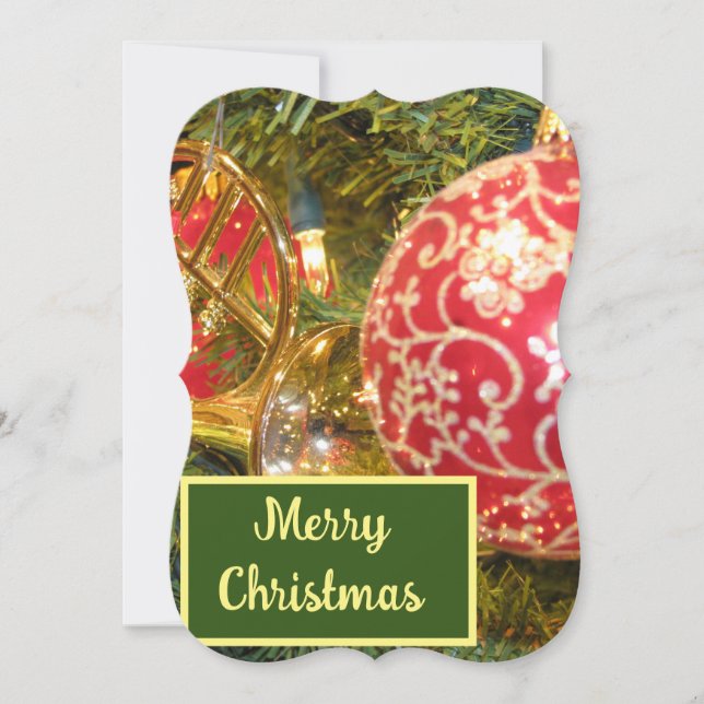 Weihnachtsfotografie Einladung (Vorderseite)