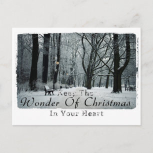 Weihnachtsfotografie Postkarte