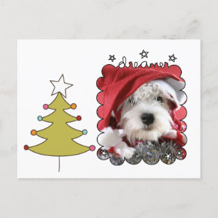 Weihnachtsfotokarte für Haustiere Feiertagspostkarte