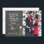 Weihnachtsfotokarte im Chalkboard Feiertagskarte<br><div class="desc">Weihnachtsfotokarte im Chalkboard</div>