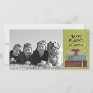 Weihnachtsfotokarten Feiertagskarte