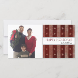 Weihnachtsfotokarten Feiertagskarte