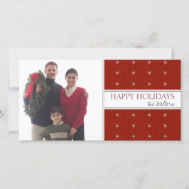 Weihnachtsfotokarten Feiertagskarte