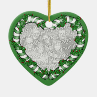 WeihnachtsFotoverzierung Keramik Ornament