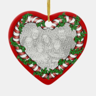 WeihnachtsFotoverzierung Keramikornament