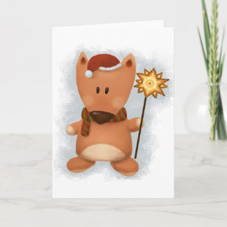 Weihnachtsfox-Karte Feiertagskarte