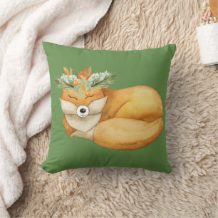 Weihnachtsfox Kissen