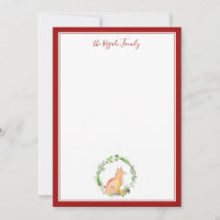 Weihnachtsfox Personalisiertes Geschirr