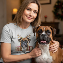 Weihnachtsfreude Boxer  T-Shirt
