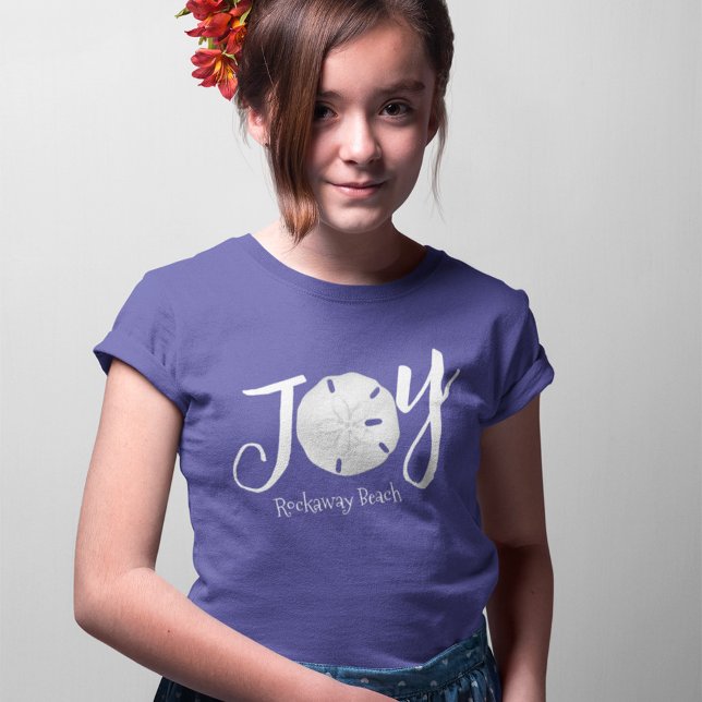 Weihnachtsfreude Custom Sand Dollar T-Shirt (Christmas Joy Sand dollar custom girls T Shirt. )