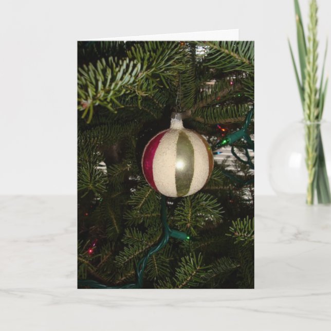 Weihnachtsfreude Feiertagskarte (Vorderseite)