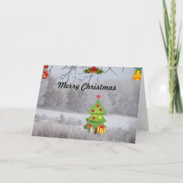 Weihnachtsfreude Feiertagskarte