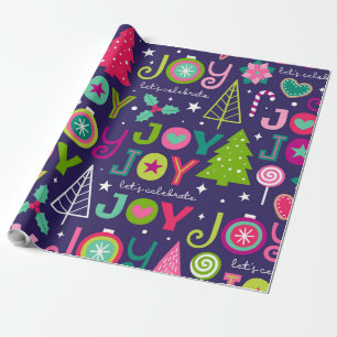 Weihnachtsfreude Geschenkpapier