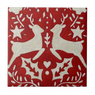 Weihnachtsfreude I Fliese