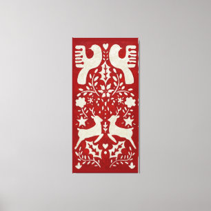 Weihnachtsfreude I Leinwanddruck