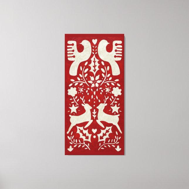 Weihnachtsfreude I Leinwanddruck (Vorderseite)