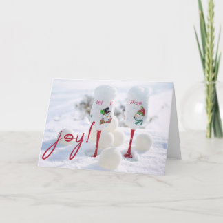 Weihnachtsfreude - Lass es schneien - Dein FOTO