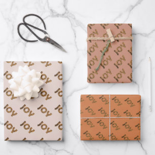 Weihnachtsfreude Leopard Muster Geschenkpapier Set