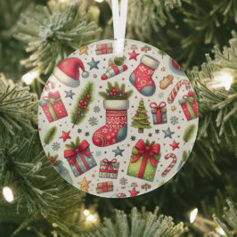 Weihnachtsfreude Ornament Aus Glas