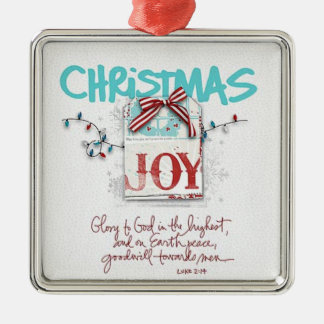 Weihnachtsfreude Ornament Aus Metall
