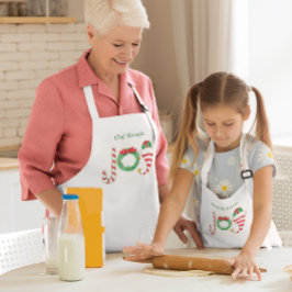 Weihnachtsfreude Personalisierte Schürze