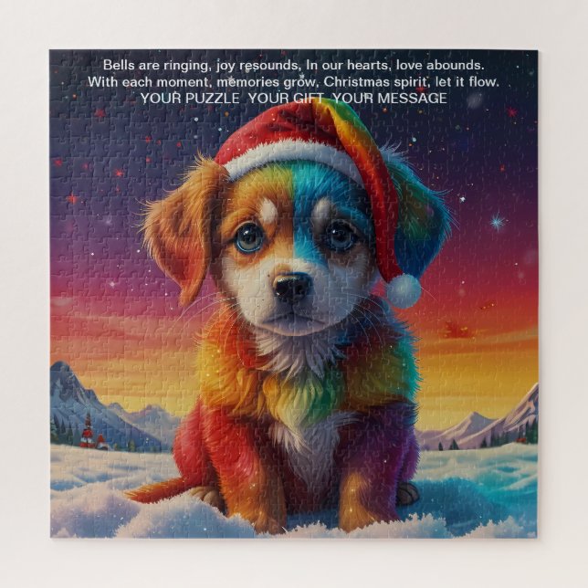 Weihnachtsfreude Puzzle (Vertikal)
