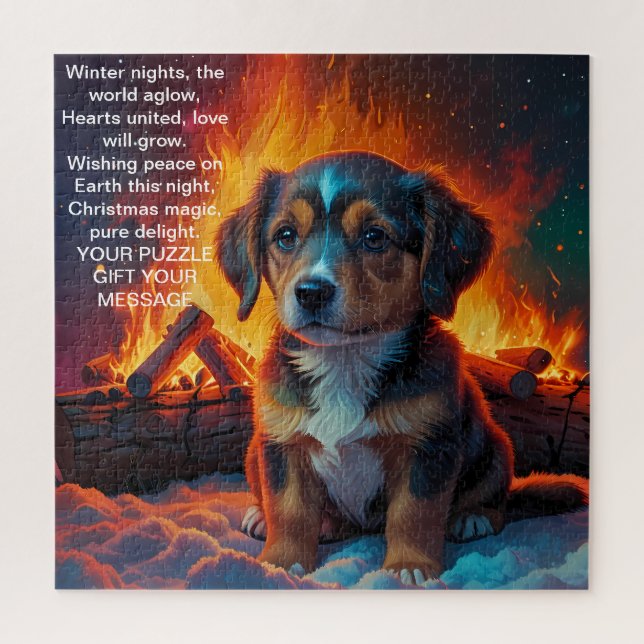 Weihnachtsfreude Puzzle (Vertikal)