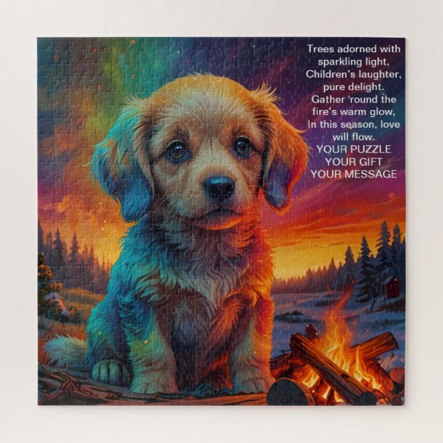 Weihnachtsfreude Puzzle (Vertikal)
