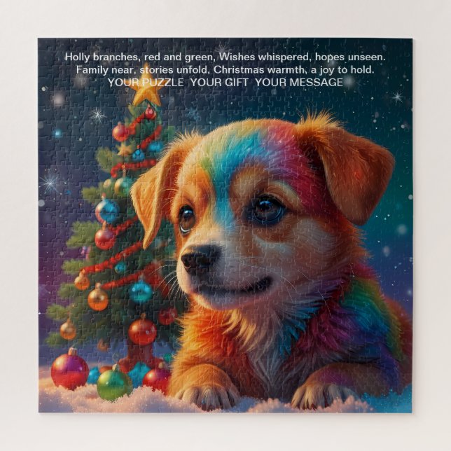 Weihnachtsfreude Puzzle (Vertikal)