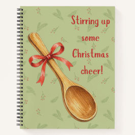 Weihnachtsfreude Rezept Notizbuch