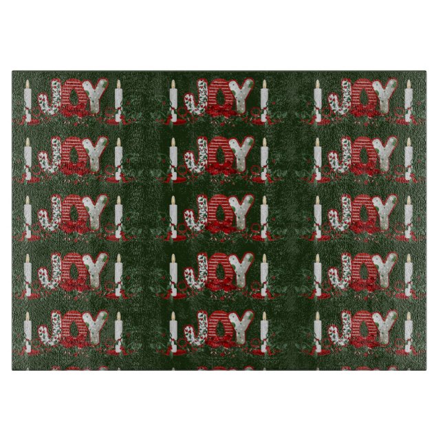 Weihnachtsfreude Schneidebrett (Vorderseite)