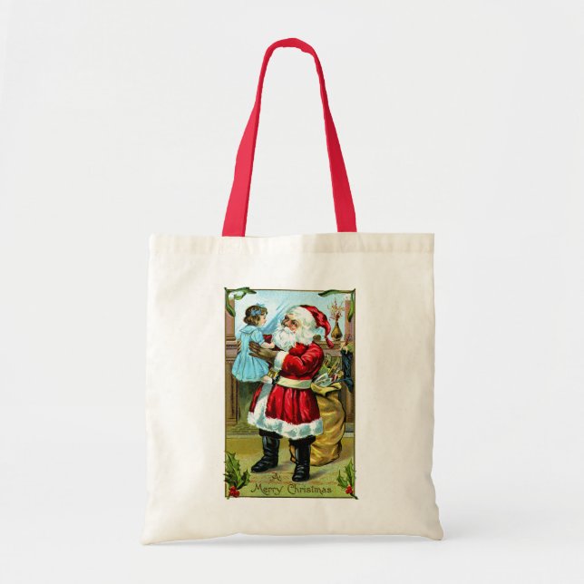 Weihnachtsfreude Tragetasche (Vorne)