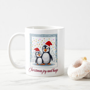 Weihnachtsfreude und Hugs Kaffeetasse
