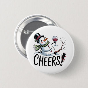 Weihnachtsfreuden Schneemann Küche Wein Küche Button